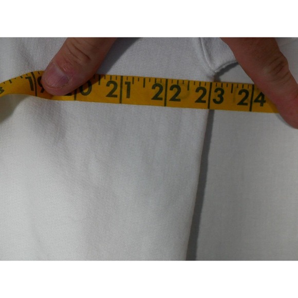 Vtg MC Energy Sportswear Sweatshirt Womens L White Embroidered USA Teddy Bear - Picture 10 of 11